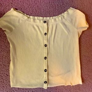 cut semi-short,slightly off the shoulder(shown ^